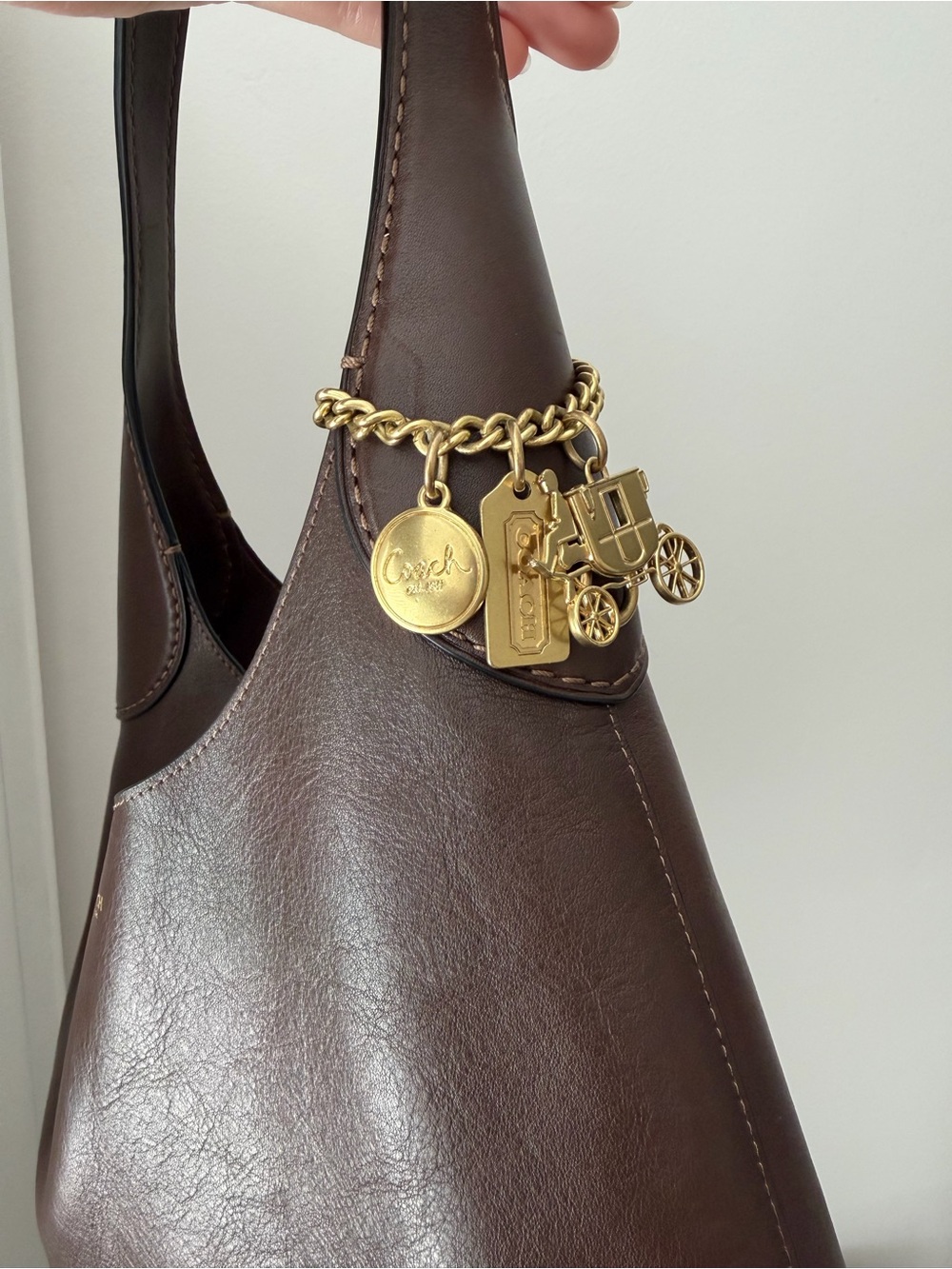 Coach Vintage Y2K Carriage Charm Chain